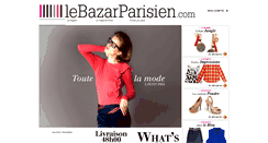 Desktop Screenshot of lebazarparisien.com
